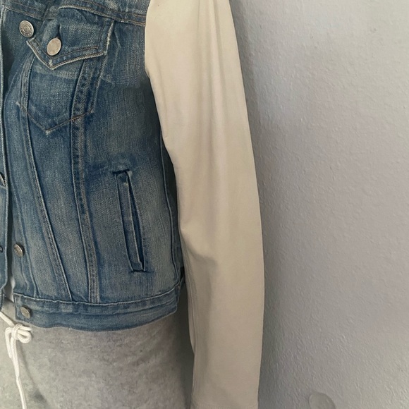 Rag & Bone denim/ leather sleeve jacket size s - Picture 14 of 16